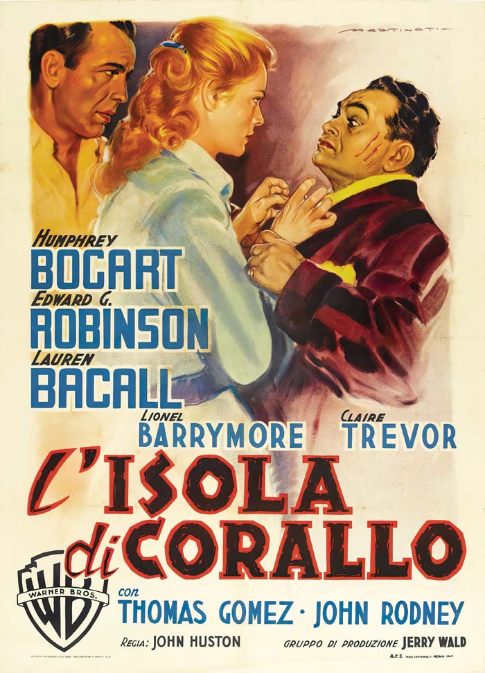 Key Largo (1948) vintage movie poster